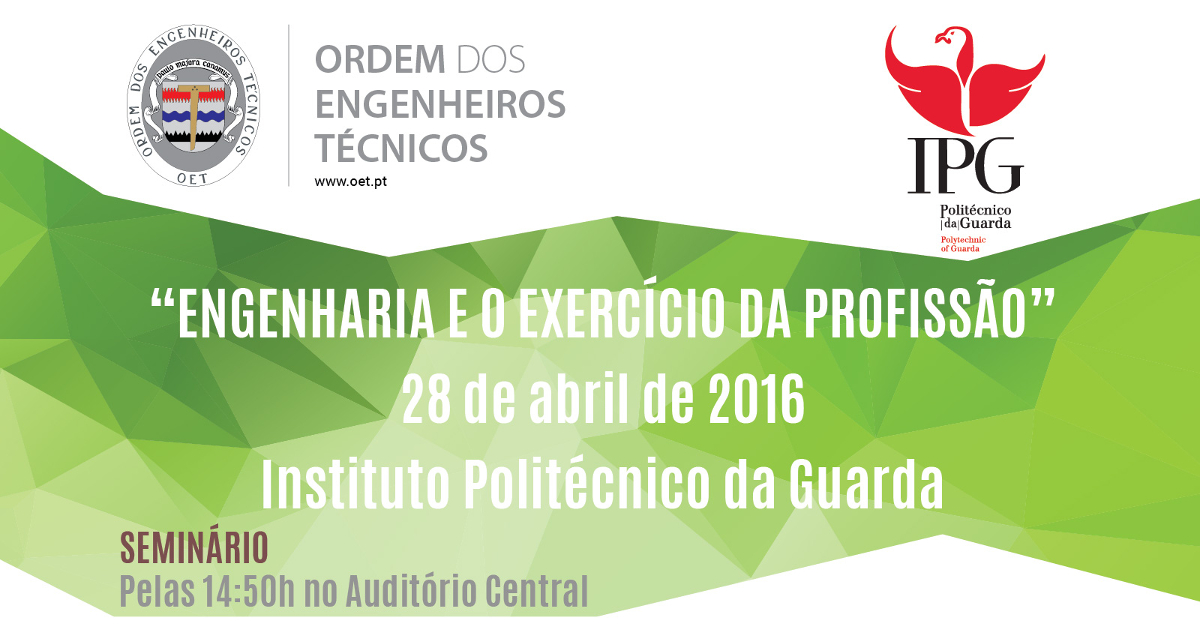 Seminário - Engenharia e o Exercício da Profissão