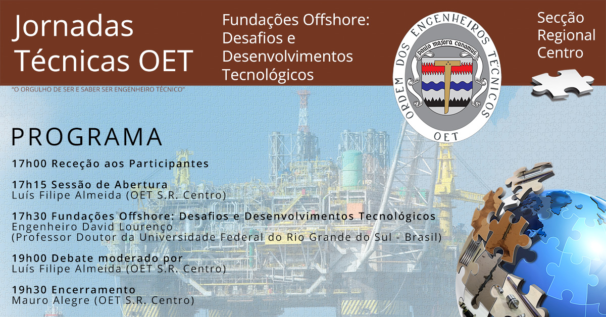 Jornada Técnica - Fundações Offshore: Desafios e Desenvolvimentos Tecnológicos