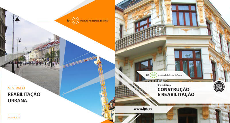 Cursos do IPT - Licenciatura e Mestrado da área de construção