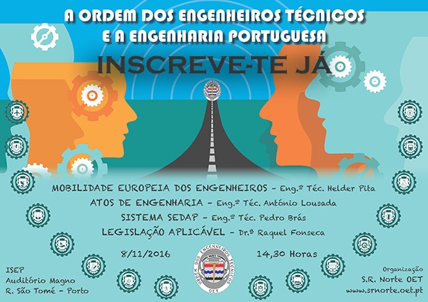 Conferência: A Ordem dos Engenheiros Técnicos e a Engenharia Portuguesa