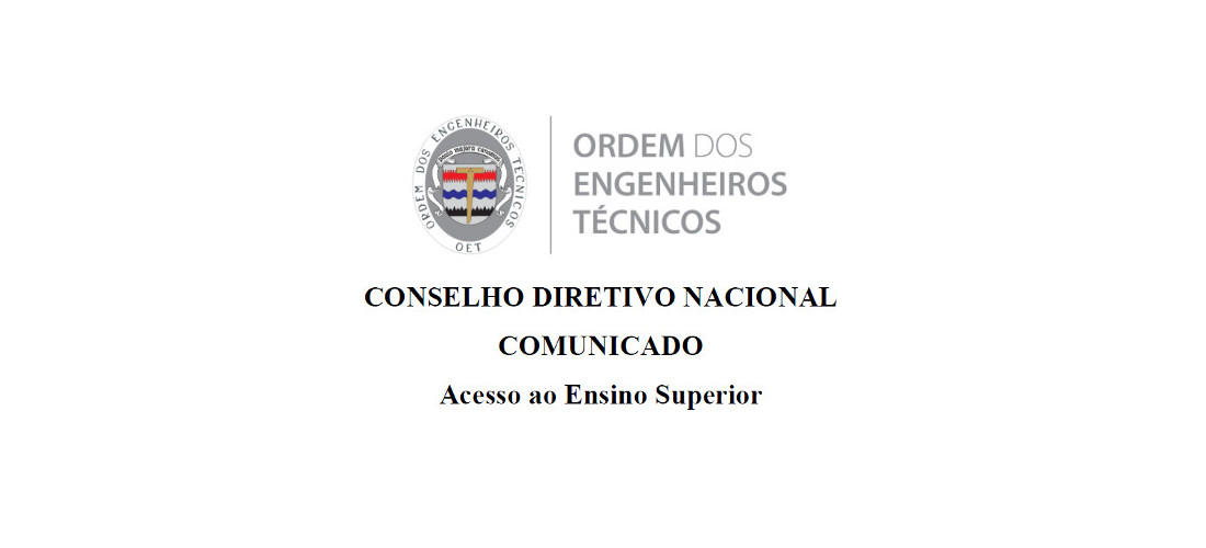 Comunicado - Conselho Diretivo Nacional - Acesso ao Ensino Superior