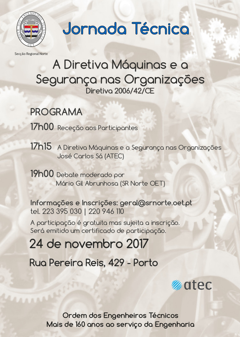 cartaz do evento com o programa