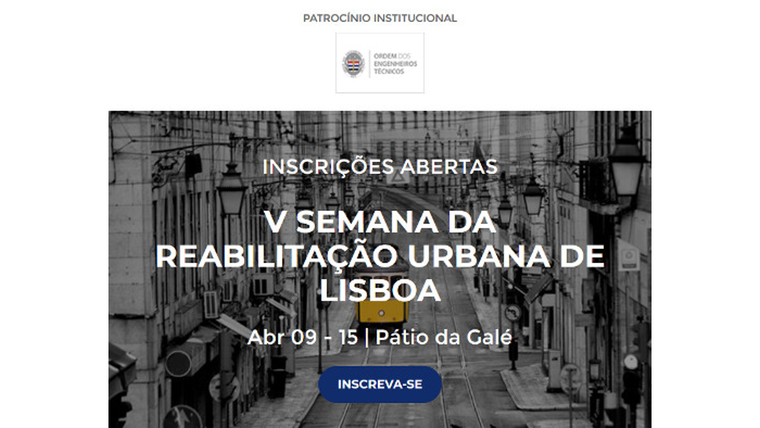 OET S. R. Centro - V Semana da Reabilitação Urbana de Lisboa
