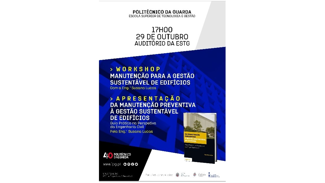 WORKSHOP – Manutenção para a Gestão Sustentável de Edifícios