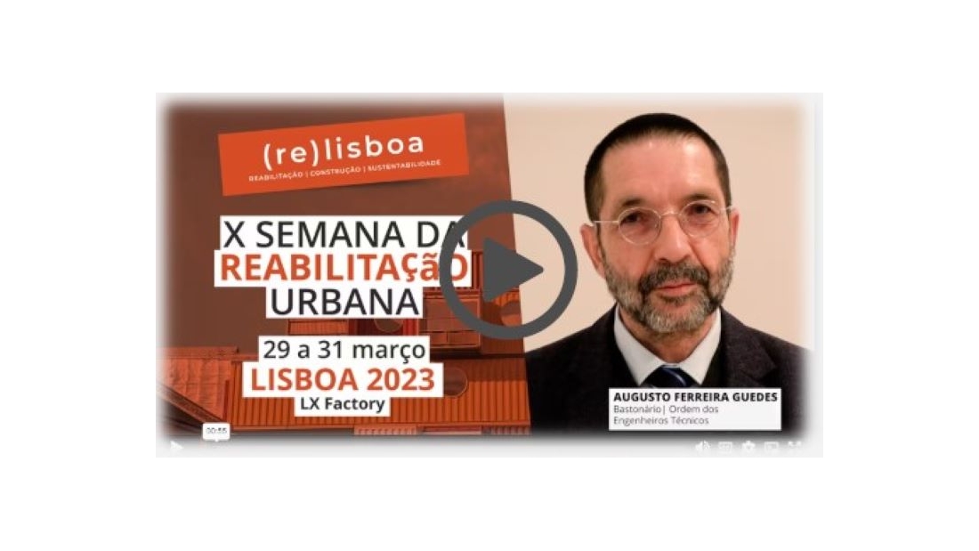 A OET na X Semana da Reabilitação Urbana - Lisboa