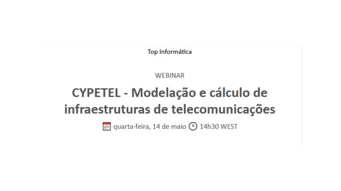 CYPETEL - Modelação e cálculo de infraestruturas de telecomunicações